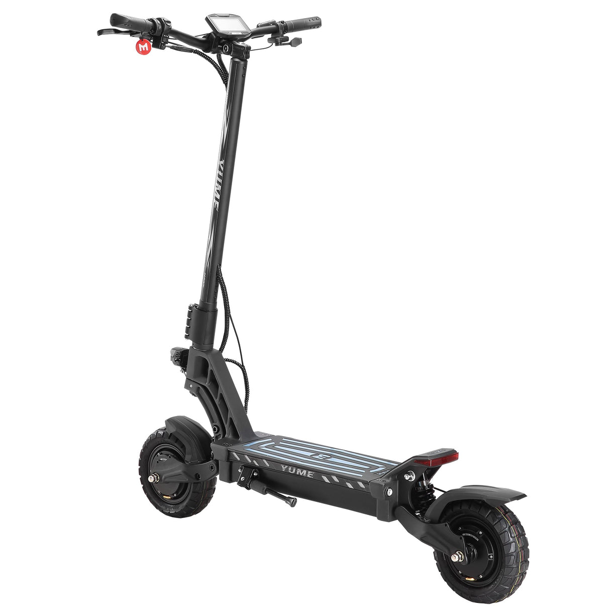 Patinete eléctrico todoterreno YUME Hawk de 10 pulgadas, 1200 W x 2, motor dual, batería de 60 V y 22,5 Ah