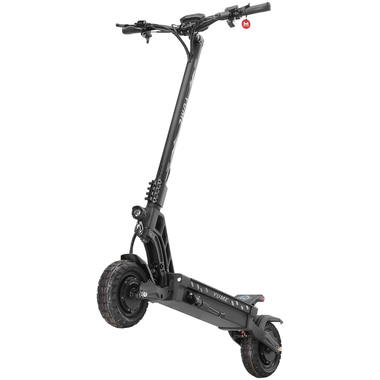 Patinete eléctrico todoterreno YUME Hawk de 10 pulgadas, 1200 W x 2, motor dual, batería de 60 V y 22,5 Ah