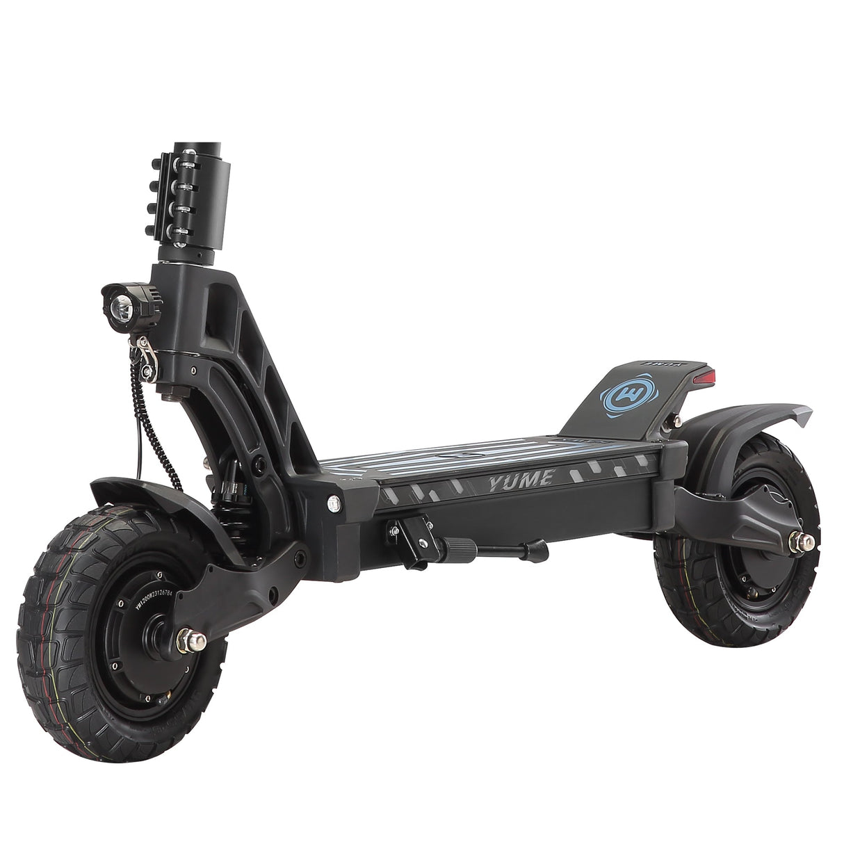 Patinete eléctrico todoterreno YUME Hawk de 10 pulgadas, 1200 W x 2, motor dual, batería de 60 V y 22,5 Ah