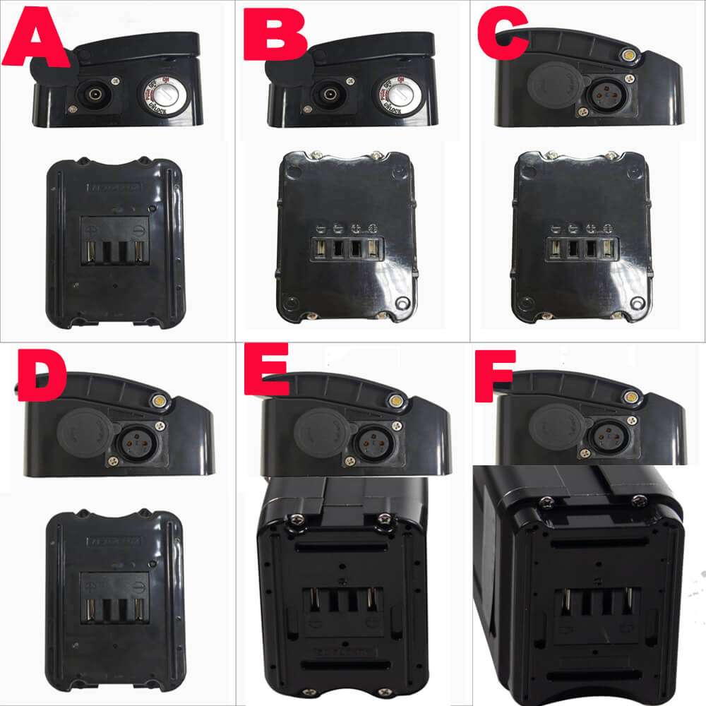 Batería de repuesto externa extraíble CMACEWHEEL de 48 V, 15 Ah, 17 A, 20 Ah y 24 Ah para bicicletas eléctricas CMACEWHEEL Y20, GW20, RX20 Max, M26, KS26 y TP26.