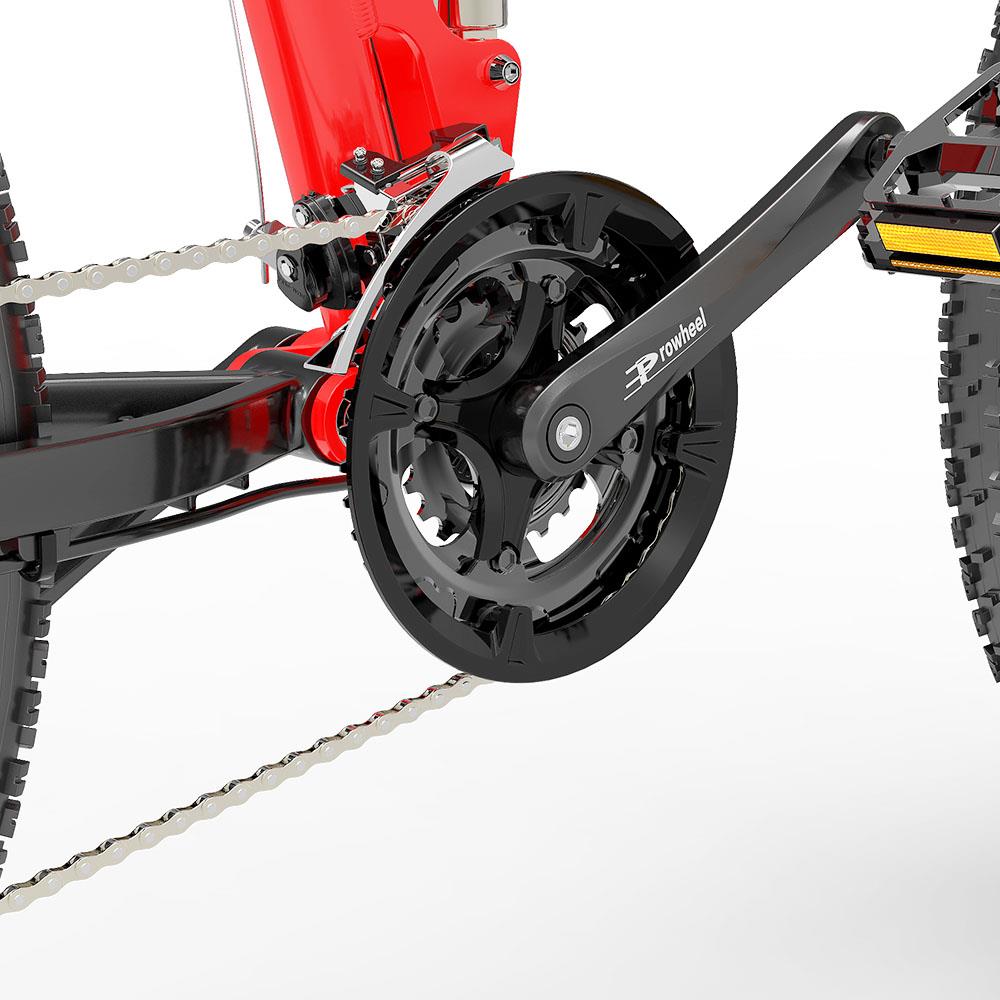 BEZIOR X-PLUS 26" Fat Tire Elektro-Faltrad 1500W Motor 48V 17,5Ah Batterie