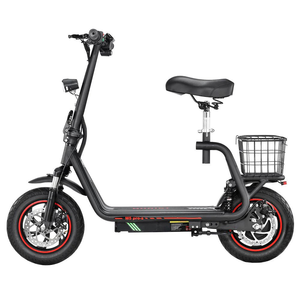 BOGIST M5 Pro-S 12" Klappbarer Elektroroller 500W Motor 48V 13Ah Batterie mit Sitz (No ABE)
