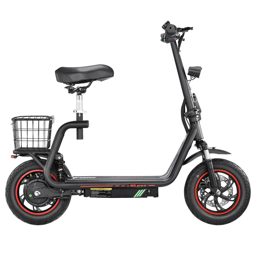 BOGIST M5 Pro-S 12" Klappbarer Elektroroller 500W Motor 48V 13Ah Batterie mit Sitz (No ABE)
