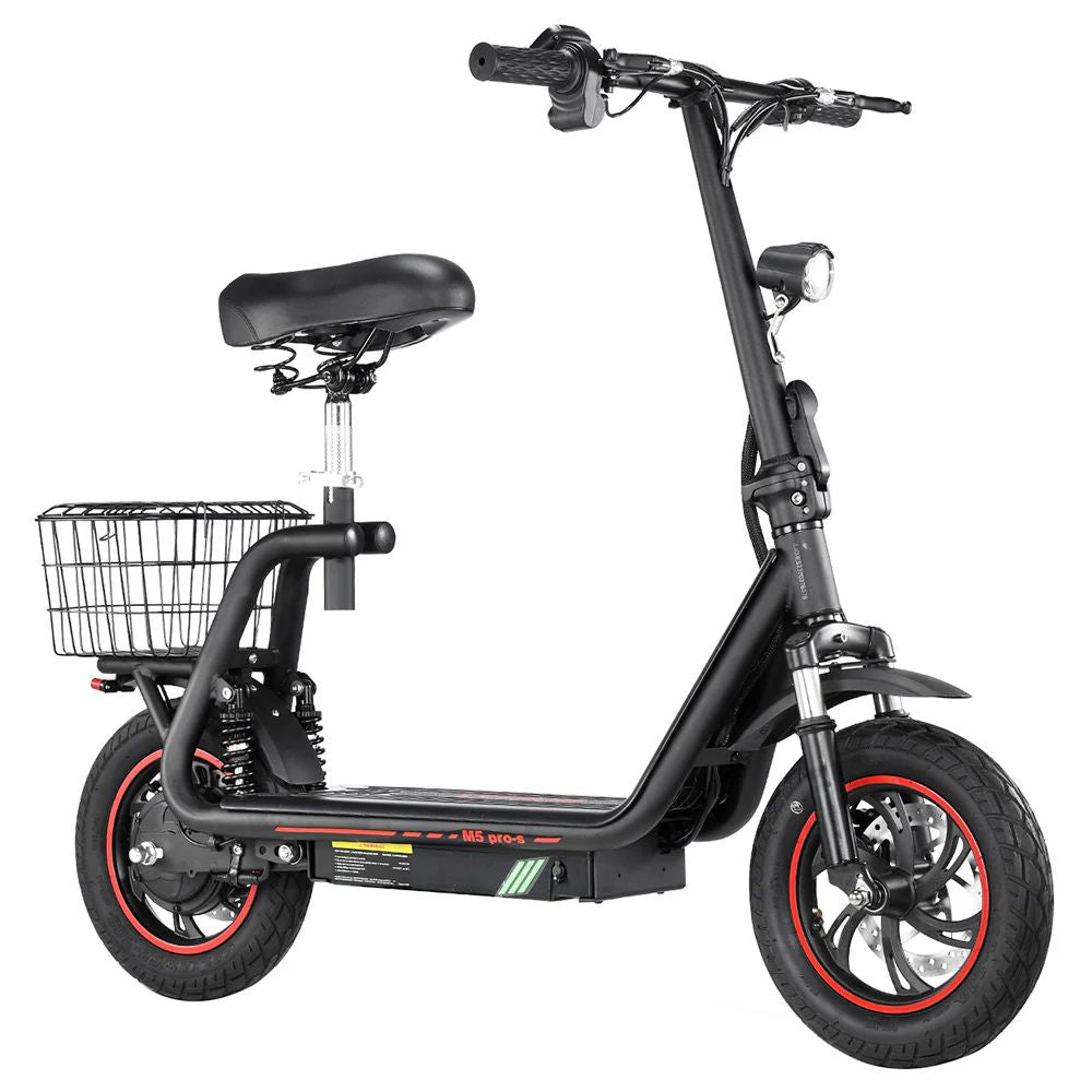 BOGIST M5 Pro-S 12" Klappbarer Elektroroller 500W Motor 48V 13Ah Batterie mit Sitz (No ABE)