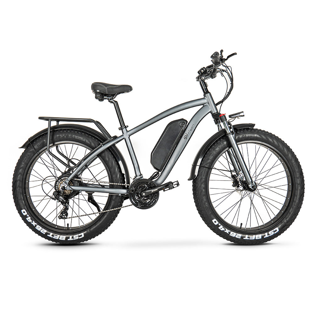CMACEWHEEL M26 26" Fat Tire Elektrisches Mountainbike 750W Motor 48V 17Ah Batterie