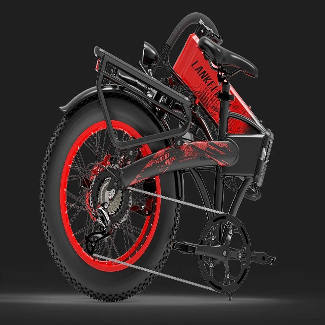 LANKELEISI X2000 MAX 20“ Zusammenklappbares Elektrofahrrad 2000W Doppelmotor 48V 20Ah Batterie