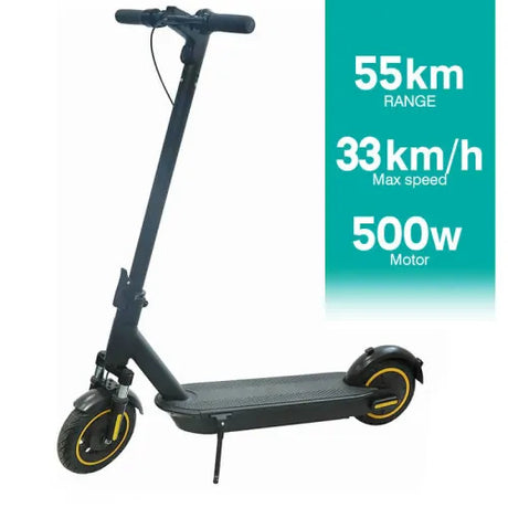 EMOKO HT-H4 Max 10 zoll Klappbarer Elektroroller 500W Motor 36V 15Ah Batterie Mit APP Und Federung Schwarz gleeride