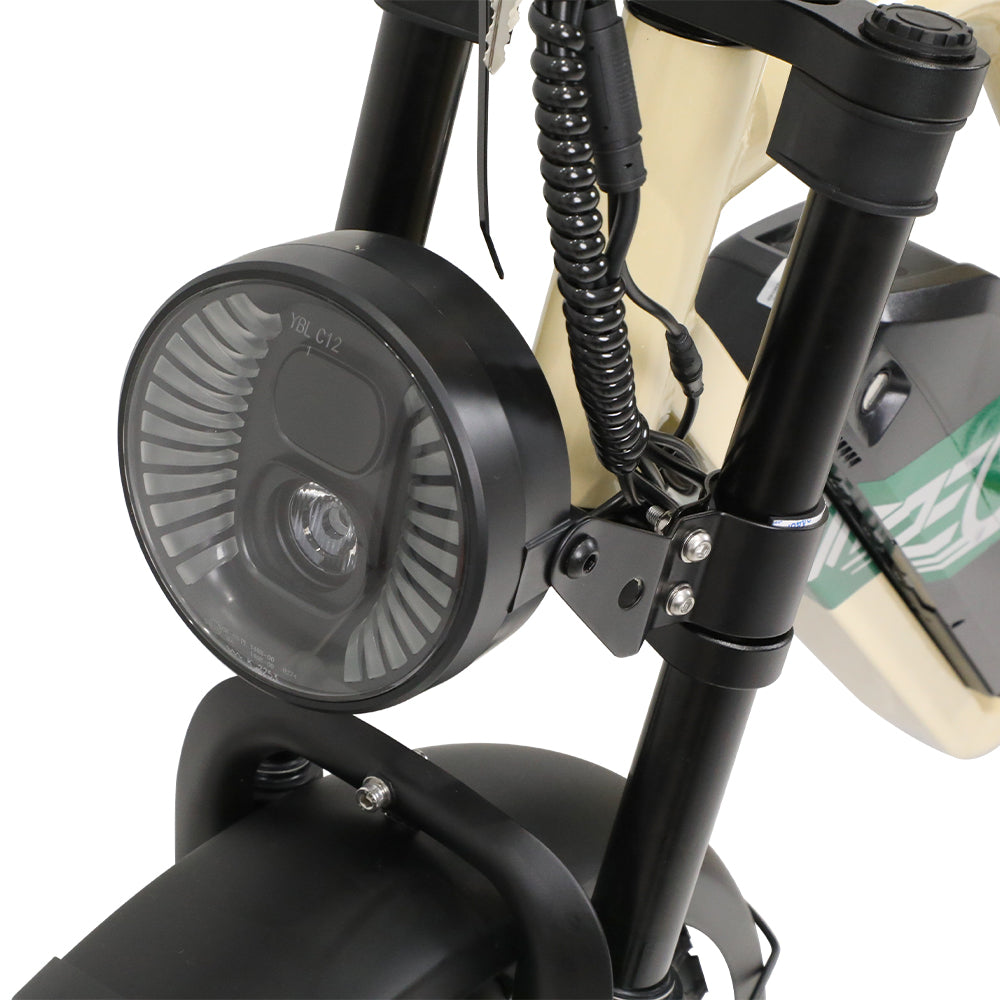 ONESPORT W66 20“ Retro Elektrofahrrad 500W Motor 48V 13.5Ah Batterie