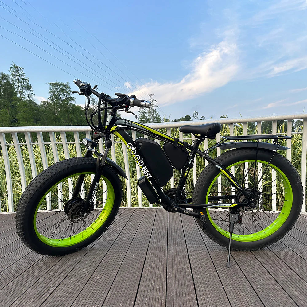 GOGOBEST GF700 26" Fetter Reifen Elektro-Mountainbike 500W Motor 48V 17,5Ah Batterie