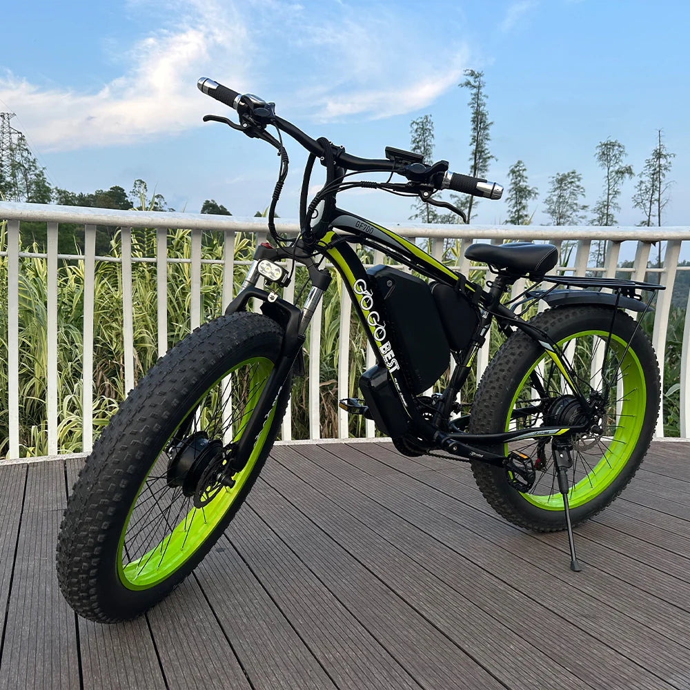 GOGOBEST GF700 26" Fetter Reifen Elektro-Mountainbike 500W Motor 48V 17,5Ah Batterie