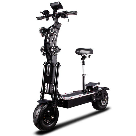 TOURSOR X1372V 13" Klappbarer Elektroroller mit Sitz 5000W*2 Doppelmotoren 72V 40Ah Batterie