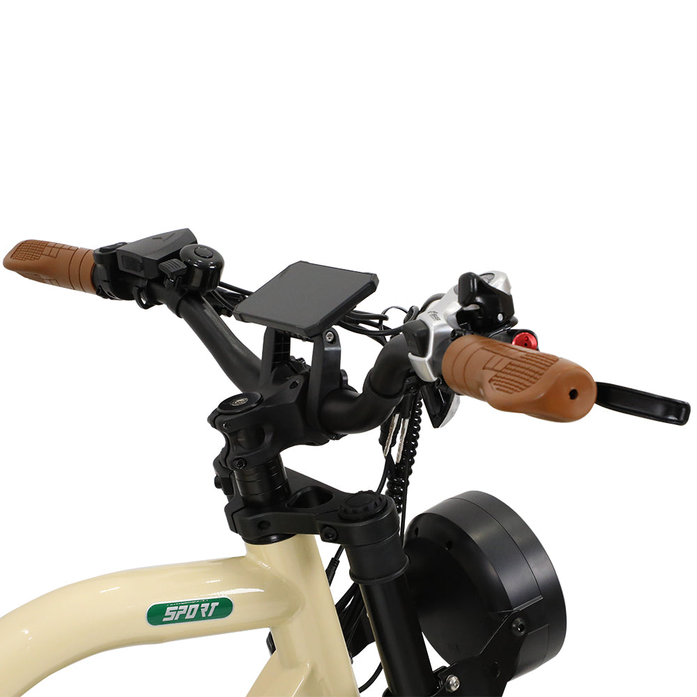 ONESPORT W66 20“ Retro Elektrofahrrad 500W Motor 48V 13.5Ah Batterie
