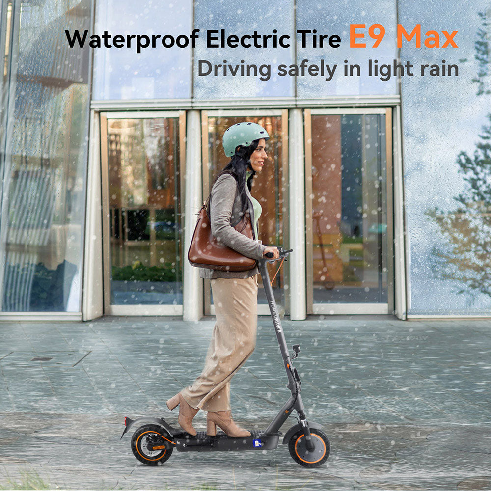 Patinete eléctrico plegable HONEYWHALE E9 Max de 10 pulgadas con motor de 500 W homologado para circular y batería de 36 V y 10 Ah (ABE)