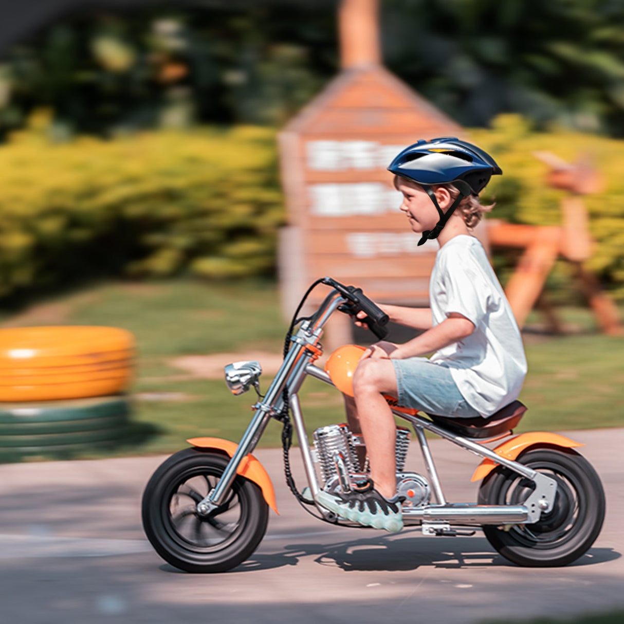 HYPER GOGO Cruiser 12 Plus Kinder-Elektromotorrad (mit APP) 160W Motor 22,2V 5,2Ah Batterie