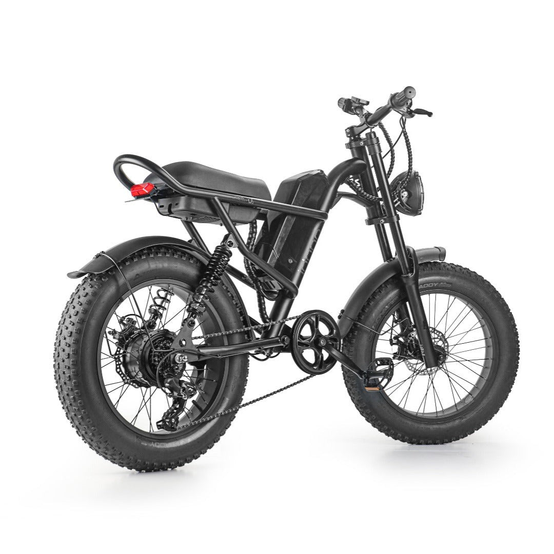 IDPOO IM-J1 20" Fat Tires Elektrofahrrad 500W bürstenloser Motor 48V 15Ah Batterie