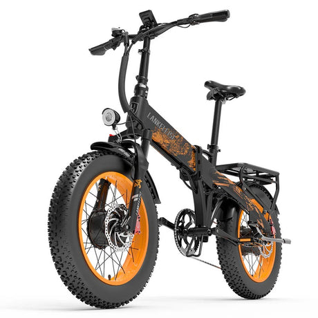 LANKELEISI X2000 MAX 20“ Zusammenklappbares Elektrofahrrad 2000W Doppelmotor 48V 20Ah Batterie