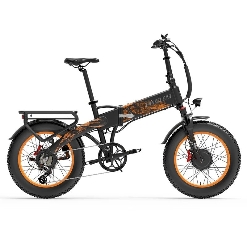 LANKELEISI X2000 MAX 20“ Zusammenklappbares Elektrofahrrad 2000W Doppelmotor 48V 20Ah Batterie