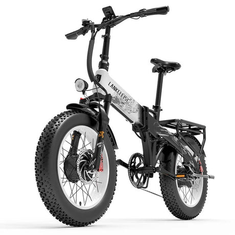 LANKELEISI X2000 MAX 20“ Zusammenklappbares Elektrofahrrad 2000W Doppelmotor 48V 20Ah Batterie