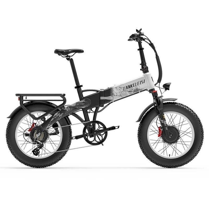 LANKELEISI X2000 MAX 20“ Zusammenklappbares Elektrofahrrad 2000W Doppelmotor 48V 20Ah Batterie