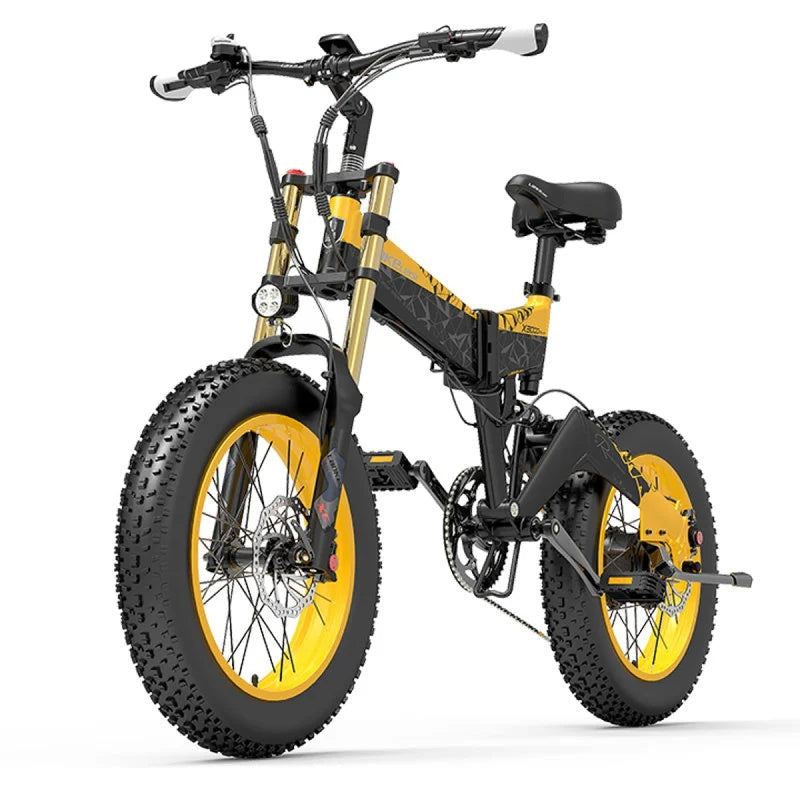 LANKELEISI X3000PLUS-UP 20" All-Terrain E-Bike mit 1000W Motor und 48V 17,5Ah batterie