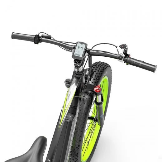 LANKELEISI XC4000 26" Fat Tire Elektro-Mountainbike 1000W Motor 48V 17,5Ah Batterie