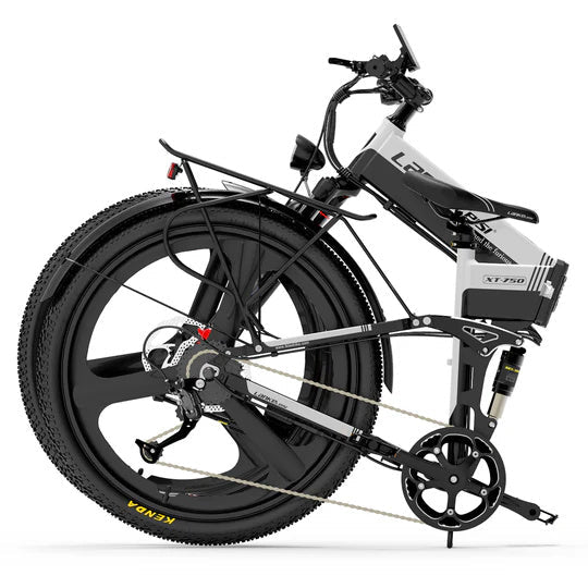 LANKELEISI XT750 Sport 26" Elektro-Faltrad 500W Motor 48V 12,8Ah Batterie