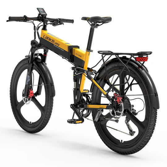 LANKELEISI XT750 Sport 26" Elektro-Faltrad 500W Motor 48V 12,8Ah Batterie