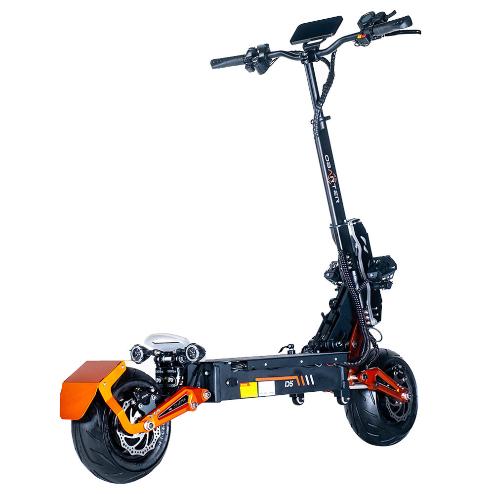 Patinete eléctrico OBARTER D5 de 12 pulgadas con neumáticos anchos, motor dual de 2500 W, batería de 48 V y 35 Ah