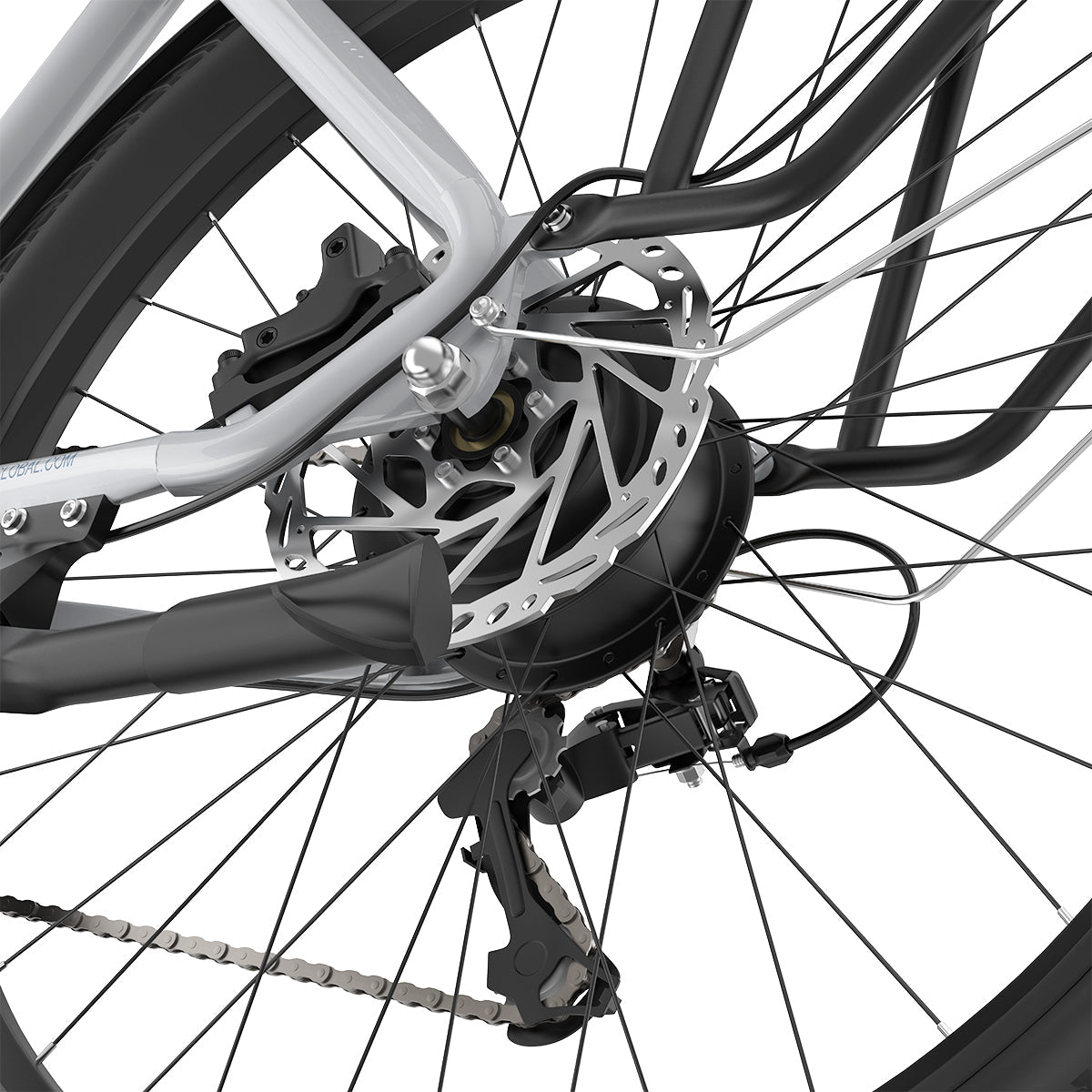 OneSport OT05 Step-Through-City-E-Bike-Getriebesystem
