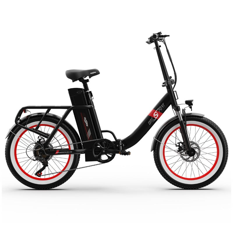 OneSport OT16-2 faltbares Pendler-E-Bike rot