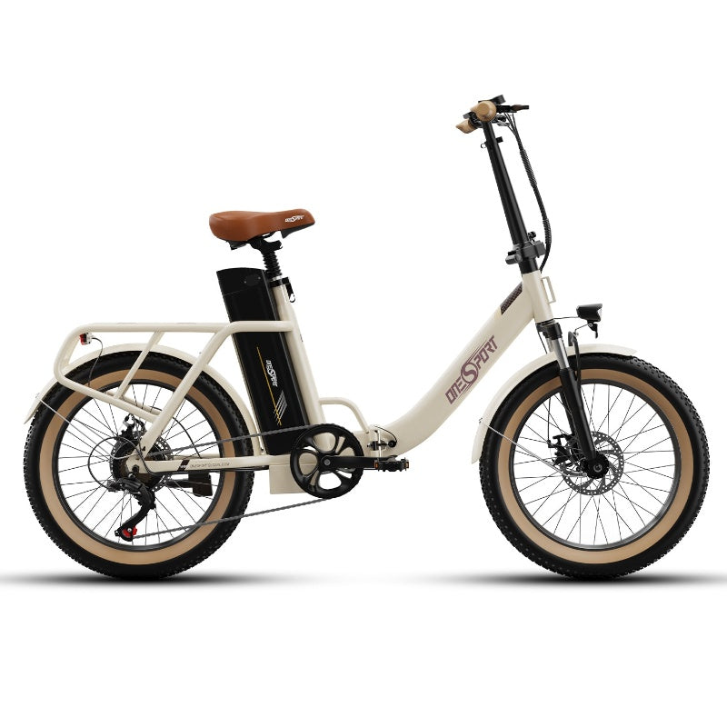 OneSport OT16-2 faltbares Pendler-E-Bike weiß
