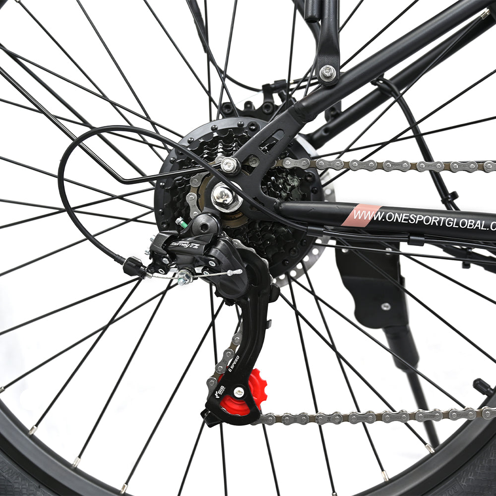OneSport OT18-3 Step-Through-E-Bike Shimano 7-Gang-Getriebe