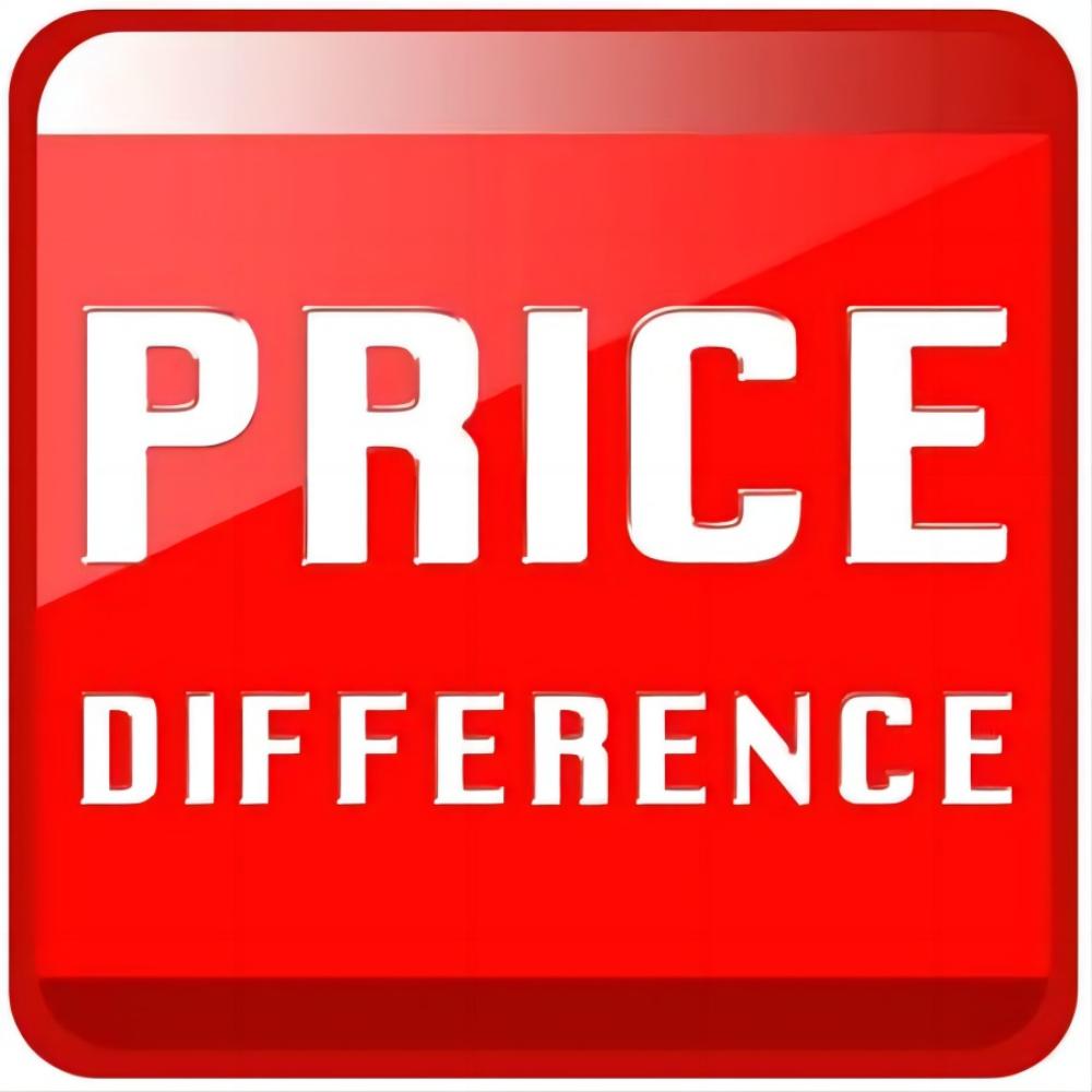 Sólo por la diferencia de precio