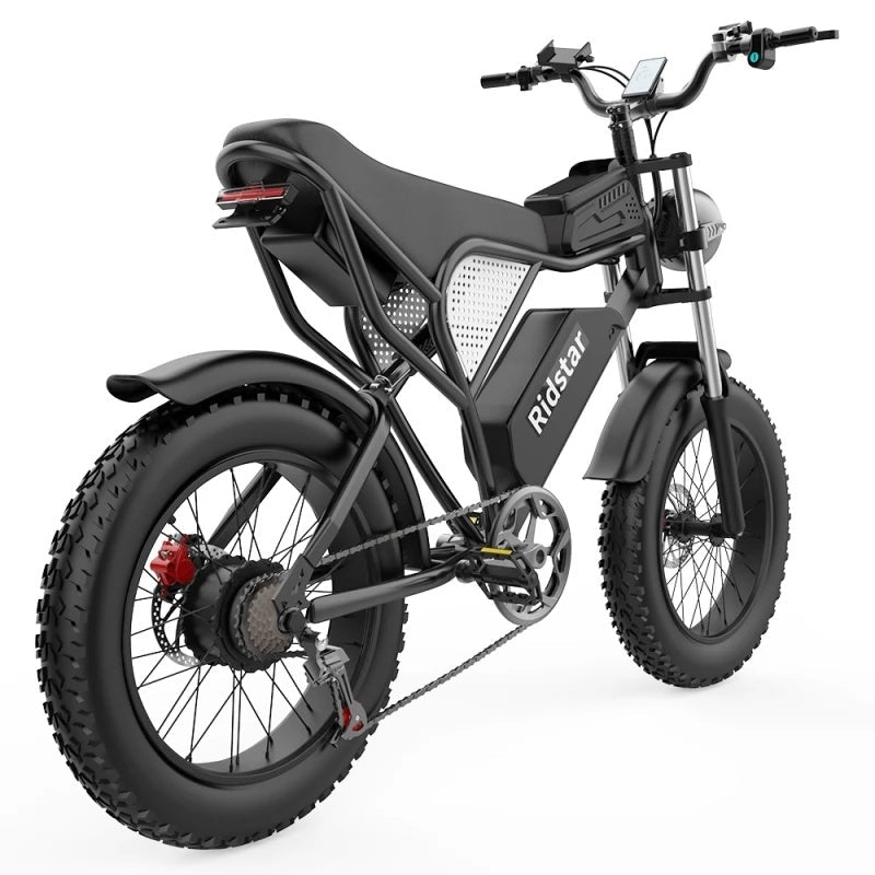 Ridstar-Q20-Fat-Tires-Elektrofahrrad-1000W-Motor-48V-20Ah-Batterie-schwarz