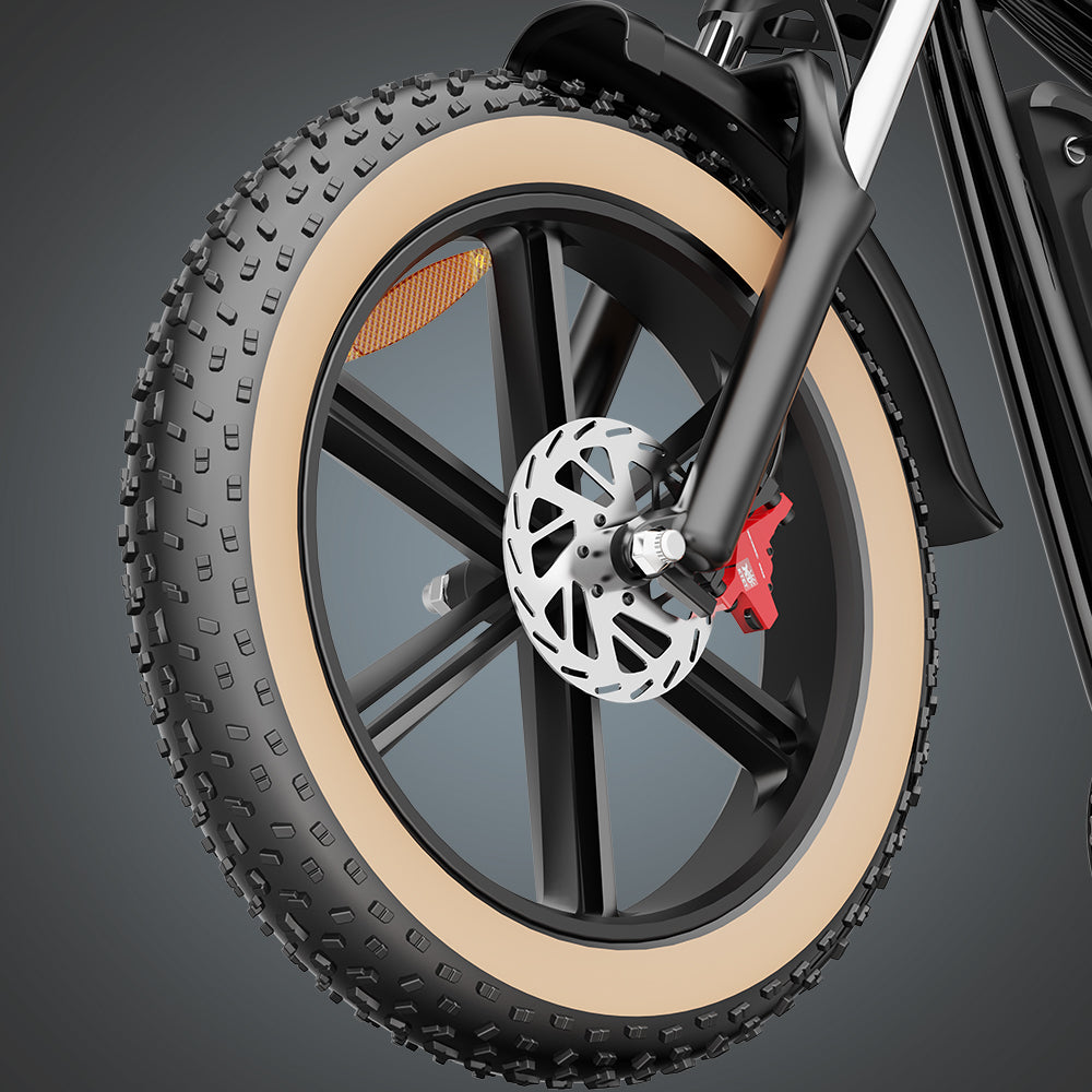 YVY Q20 20" Fat Tires Elektrofahrrad 1000W Motor 48V 20Ah Batterie