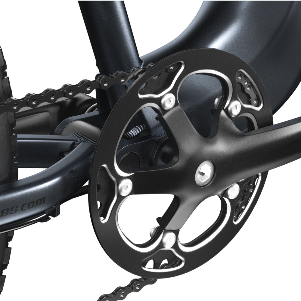Bicicleta de montaña eléctrica SHENGMILO MX05 de 26 pulgadas con neumáticos anchos, motor de 1000 W, batería de 48 V y 17,5 Ah