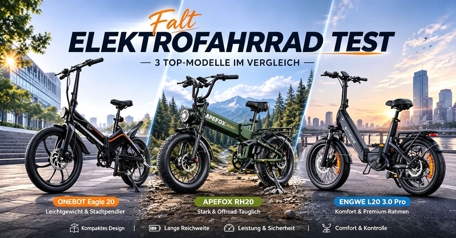 Test Falt-Elektrofahrrad: Welches Modell lohnt sich 2026 zu kaufen?