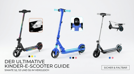 Beste E-Scooter für Kinder: SIMATE S2, S3 & S5 im Test & Vergleich | SIMATE