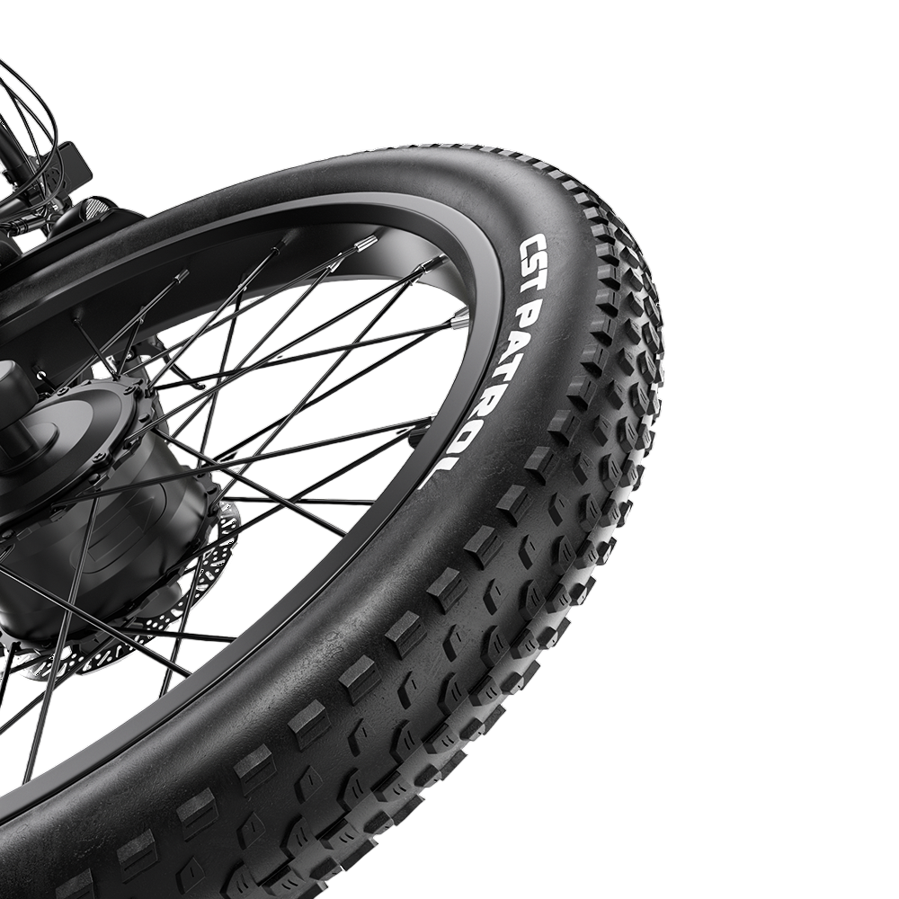 SHENGMILO S700 PRO 26" Step-Thru Fat Tire Elektro-Citybike 1000W*2 Doppelmotor 48V 25Ah Batterie