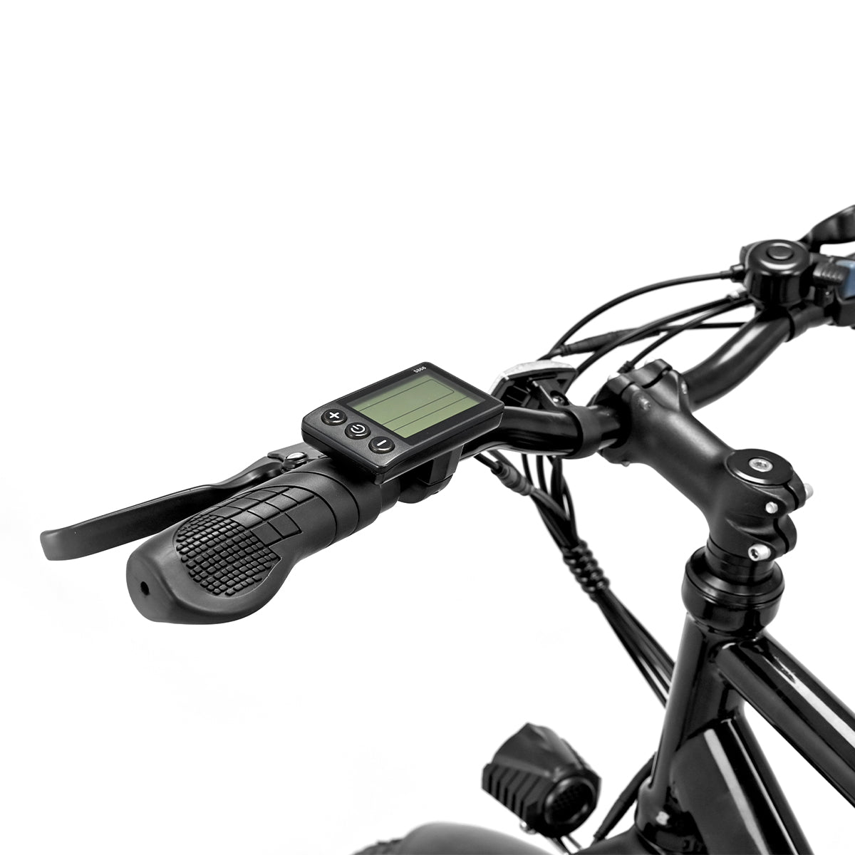 OneSport OT13 Mountainbike-Mountainbike, schwarzes LCD-Messgerät, klares Display, einfache Bedienung