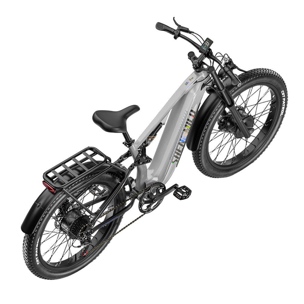 SHENGMILO S600 PRO 26" Elektro-Mountainbike 2*1000W Doppelmotor 48V 25Ah Batterie
