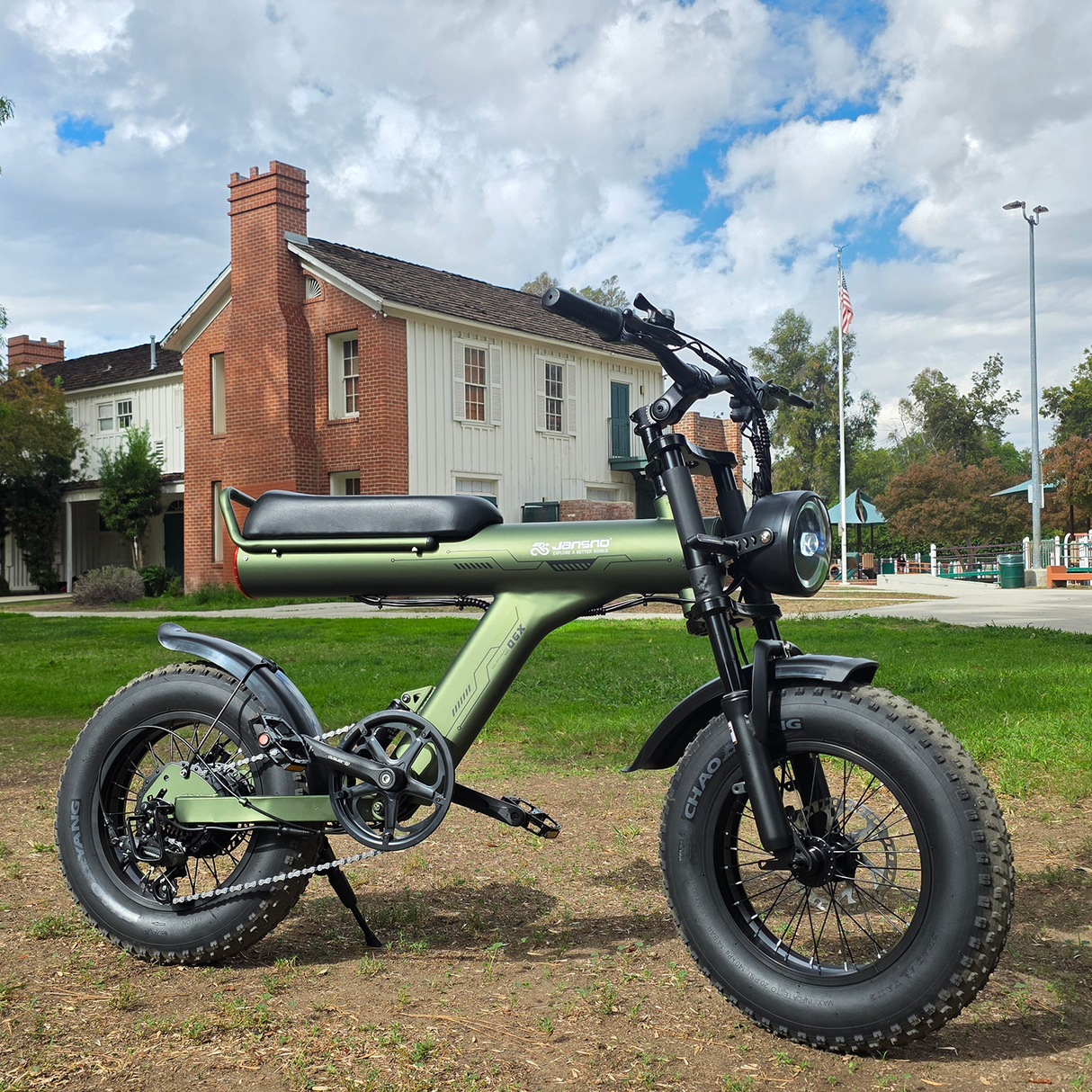 JANSNO X90 16" Offroad-Elektrofahrrad 750W Doppelmotor 48V 14Ah Batterie