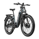 SHENGMILO S700 PRO 26" Step-Thru Fat Tire Elektro-Citybike 1000W*2 Doppelmotor 48V 25Ah Batterie