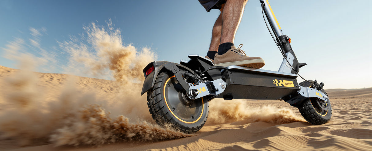 IWAFO IS2Pro 10" Offroad E-Scooter 2*1000W Doppelmotoren 52V 20Ah Batterie