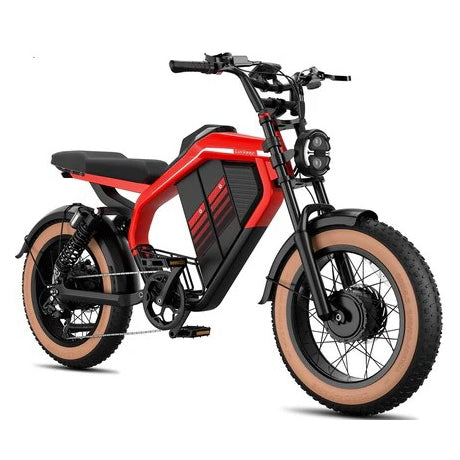 LUCKEEP M5 Ultra 20" Elektro-Dirt-Bike 1000W*2 Dual-Motoren 52V 20Ah+20Ah Batterie