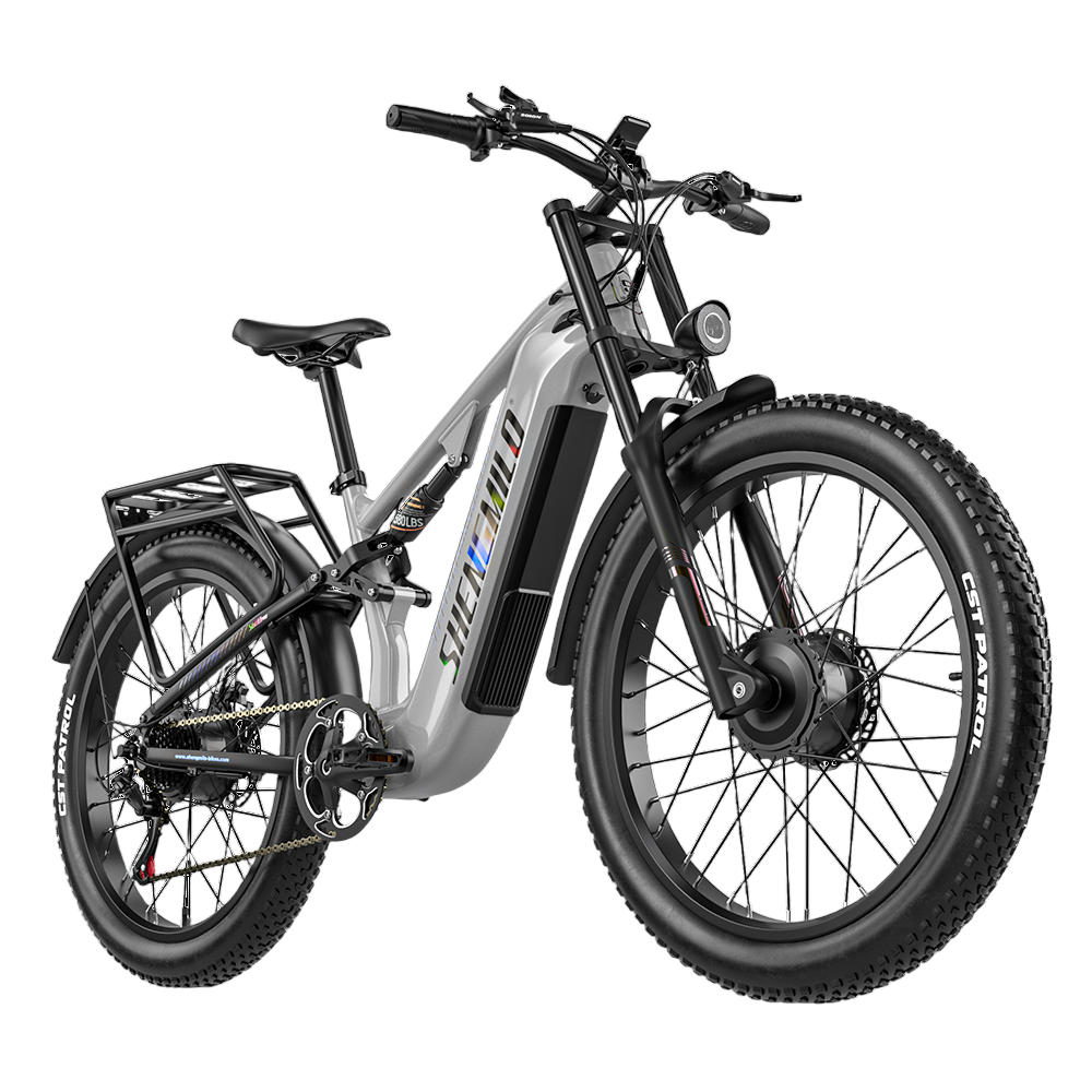SHENGMILO S600 PRO 26" Elektro-Mountainbike 2*1000W Doppelmotor 48V 25Ah Batterie