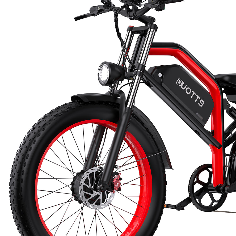 DUOTTS N26 26" Fat Tire Electric Mountainbike 750W Doppelmotoren 48V 20Ah Batterie