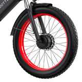 DUOTTS N26 26" Fat Tire Electric Mountainbike 750W Doppelmotoren 48V 20Ah Batterie