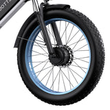DUOTTS N26 26" Fat Tire Electric Mountainbike 750W Doppelmotoren 48V 20Ah Batterie