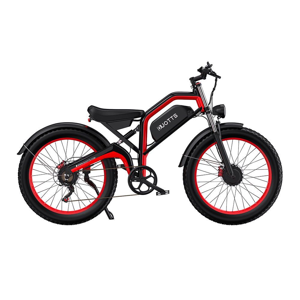 DUOTTS N26 26" Fat Tire Electric Mountainbike 750W Doppelmotoren 48V 20Ah Batterie
